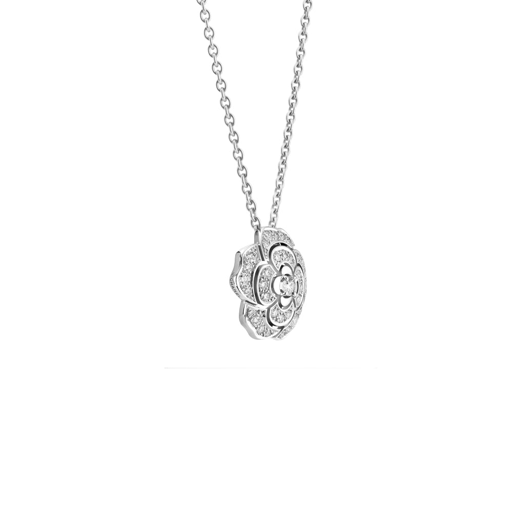 CHANEL Bouton de Camélia Necklace - J12071 – Chong Hing Jewelers