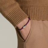 Montblanc Meisterstuck 3 Rings Cassis Leather Bracelet