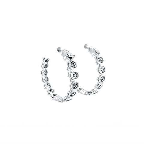 Mémoire Diamond Hoop Earrings  Memoire