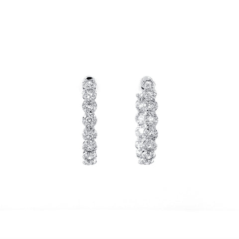 Mémoire Diamond Hoop Earrings  Memoire