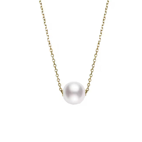 Mikimoto Akoya Single Cultured Pearl 18" Necklace