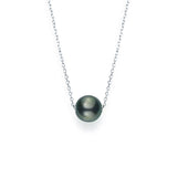 Mikimoto Black South Sea Cultured Single Pearl Pendant  Mikimoto