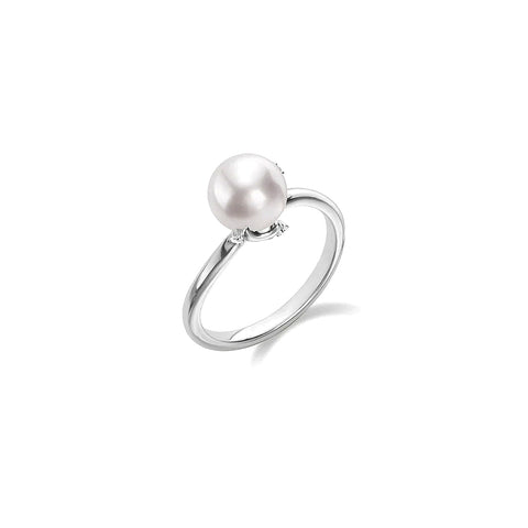 Mikimoto Akoya Cultured Pearl Ring  Mikimoto