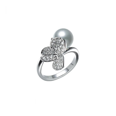 Mikimoto Akoya Cultured Pearl Ring  Mikimoto