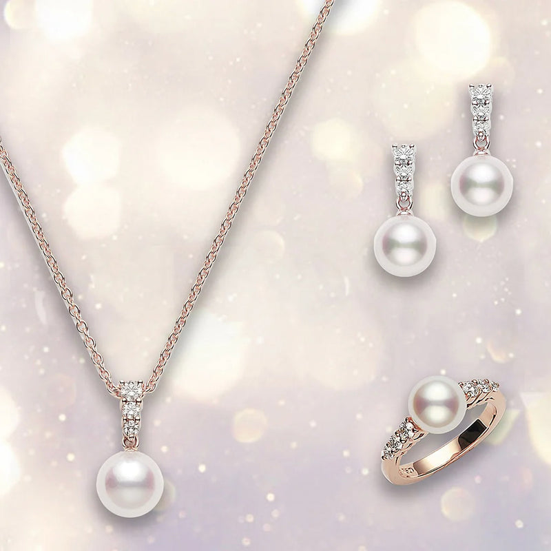 Mikimoto Morning Dew Akoya Cultured Pearl Earrings