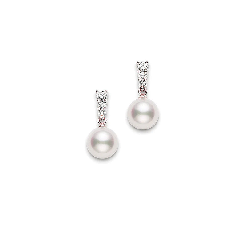 Mikimoto Morning Dew Akoya Cultured Pearl Earrings