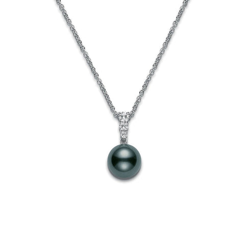 Mikimoto Morning Dew Black South Sea Cultured Pearl Necklace