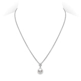 Mikimoto Classic Elegance White South Sea Pearl and Diamond Pendant  Mikimoto