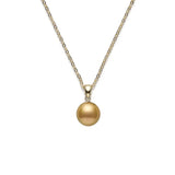 Mikimoto Golden South Sea Pearl Pendant