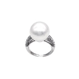 White South Sea Pearl Diamond Ring CH Collection