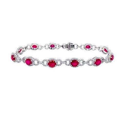 Ruby Diamond Bracelet  CH Collection