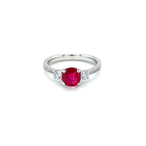 Ruby Diamond Ring  CH Collection