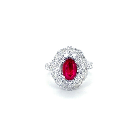 Ruby Diamond Ring  CH Collection