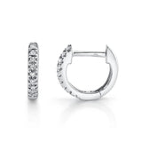 Shy Creation Kate 0.04Ct. Diamond Mini Huggie Earring  Shy Creation