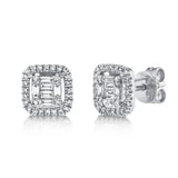 Shy Creation Kate 0.43Ct. Diamond Baguette Stud Earring  Shy Creation