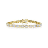 Shy Creation Aleera 1.53CT Diamond BAGUETTE Tennis Bracelet  Shy Creation