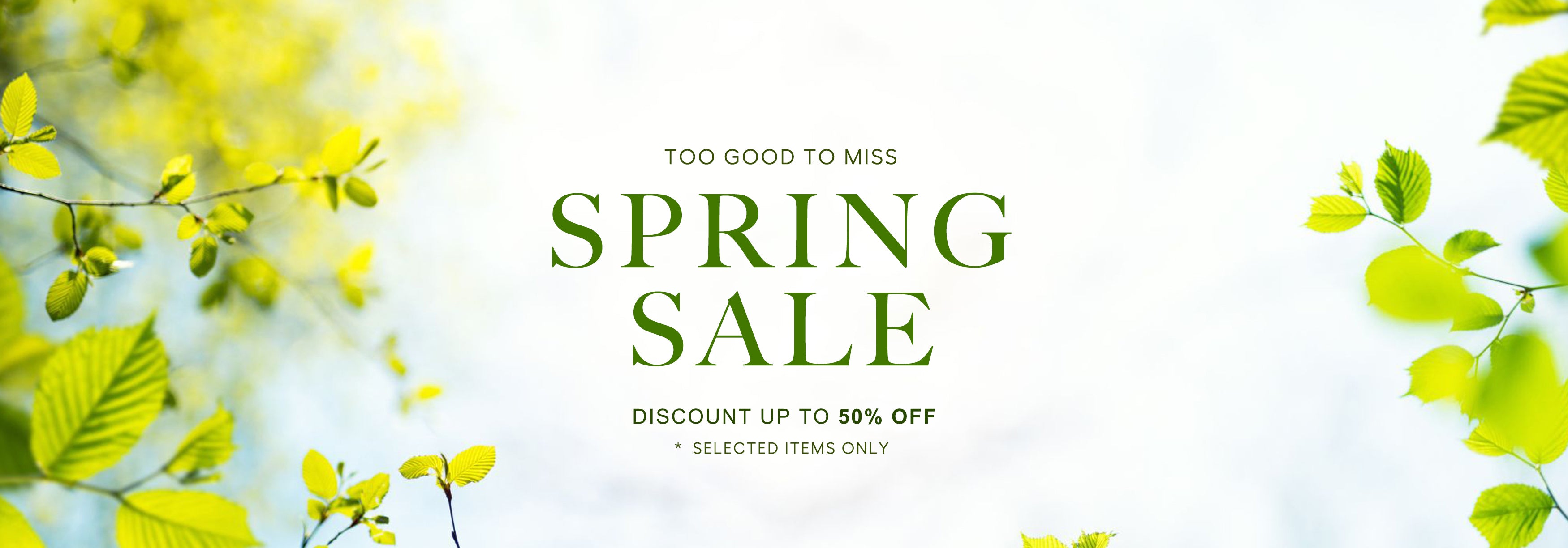 Spring Sale