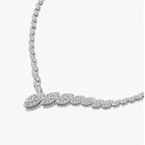 Hearts On Fire Bypass Necklace