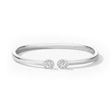 Hearts On Fire Ellipse Diamond Open Bangle