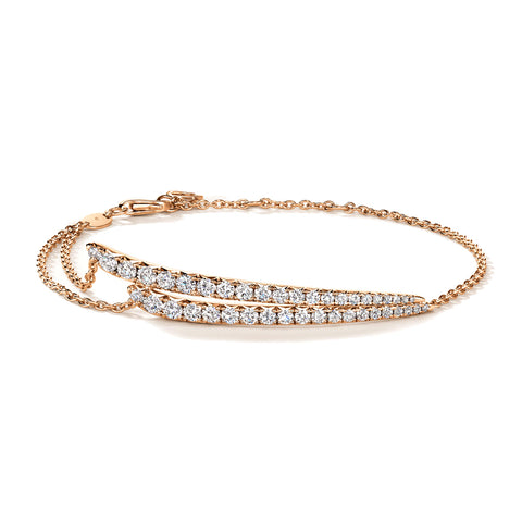 Hearts On Fire Vela French Cut Pavé Diamond Bracelet  Hearts on Fire