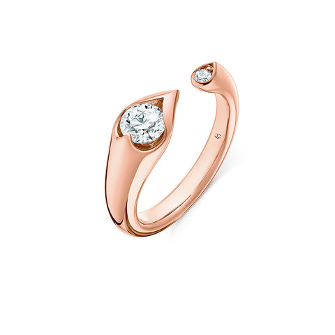 Hearts On Fire LU Open Droplet Ring
