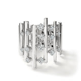 Hearts On Fire Barre Multi- Row Diamond Ring  Hearts on Fire