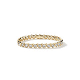 Hearts On Fire 18KY LU Droplet Bracelet
