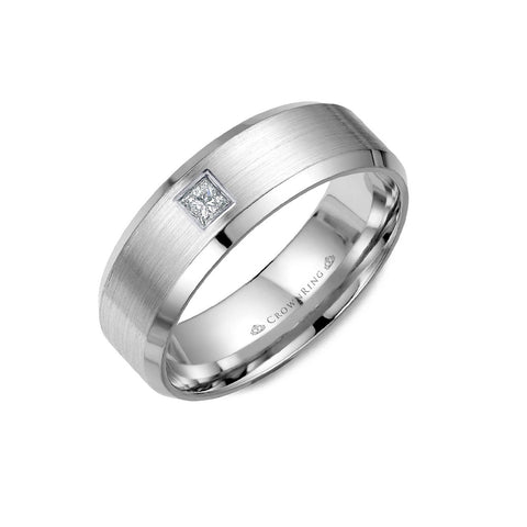 Crown Ring Wedding Band Diamond  CrownRing