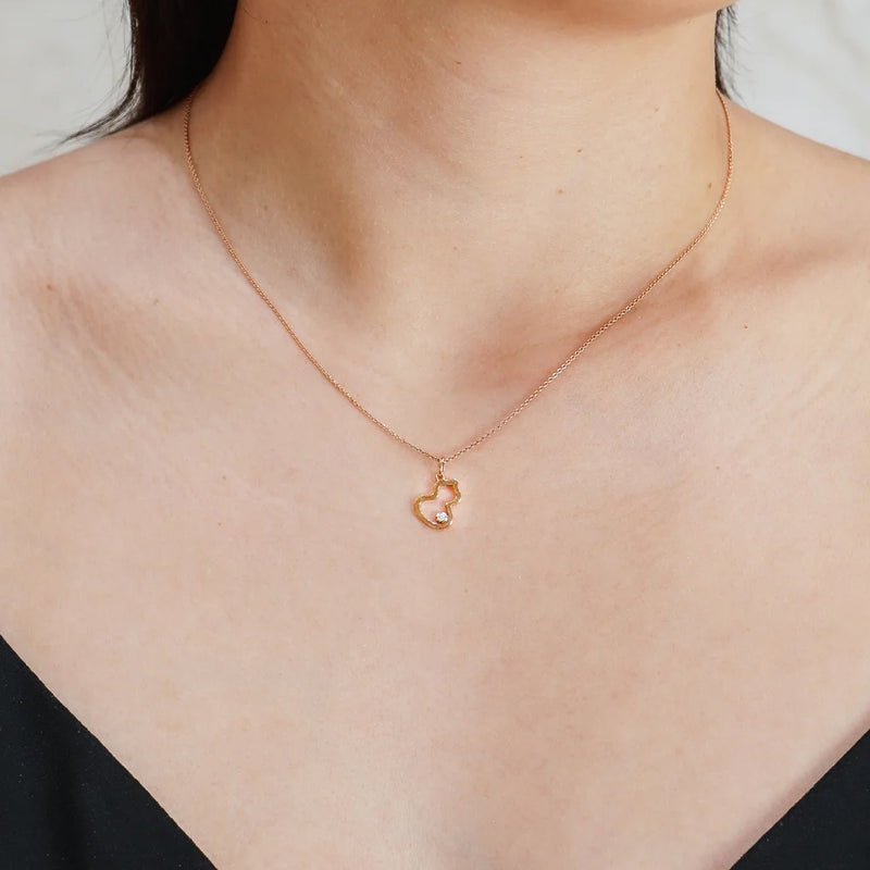 Qeelin Wulu Large Pendant - WU-010-OPD-RGD – Chong Hing Jewelers Qeelin Wulu Large Pendant - WU-010-OPD-RGD – Chong Hing Jewelers