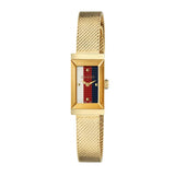 Gucci G-Frame Quartz White, Red and Navy Dial - YA147511 Gucci Timepieces