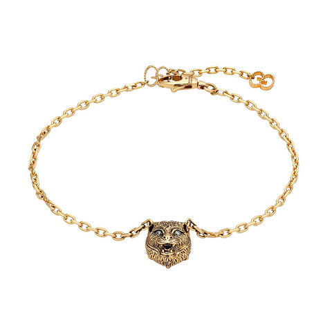 Gucci Le Marche Des Merveilles Feline Head Charm Bracelet  Gucci Jewelry