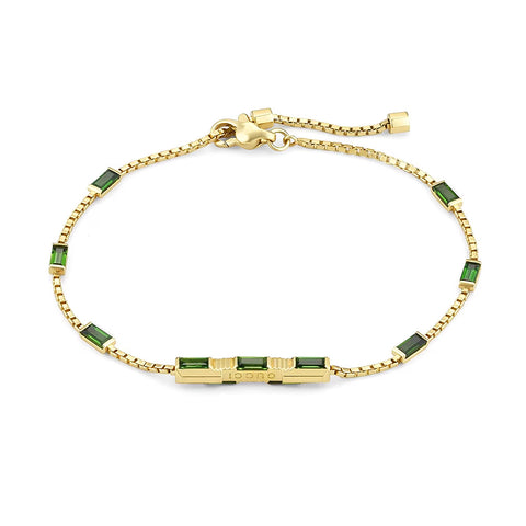 Gucci Link to Love Baguette Tourmaline Bracelet  Gucci Jewelry