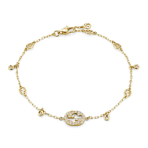 Gucci Interlocking Diamond Bracelet  Gucci Jewelry