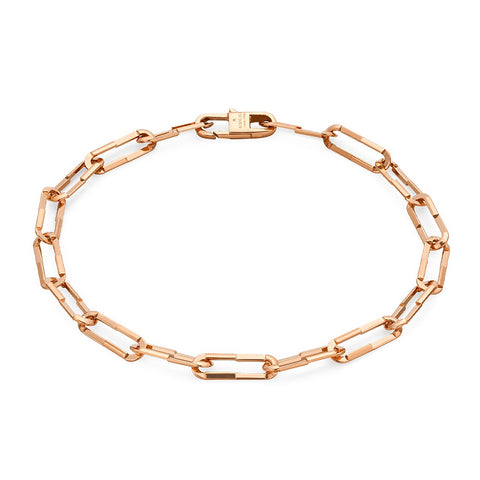 Gucci Link to Love 18Ct Rose Gold Chain Bracelet  Gucci Jewelry