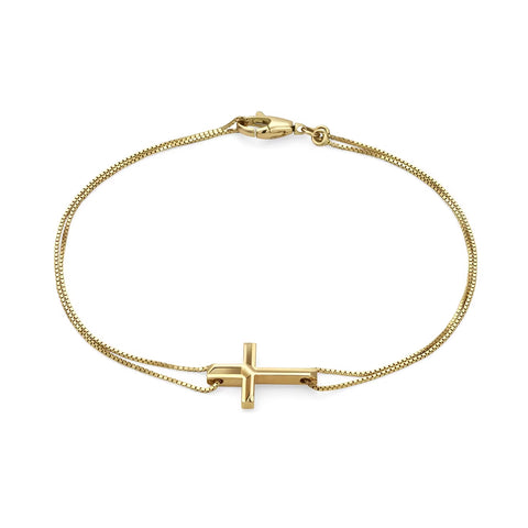 Gucci Link To Love Cross Charm Bracelet  Gucci Jewelry