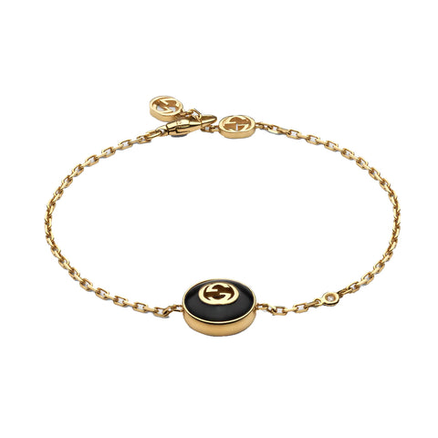 Gucci Interlocking 18K Chain Bracelet  Gucci Jewelry