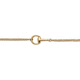 Gucci 18K Yellow Gold Horsebit Chain Bracelet  Gucci Jewelry