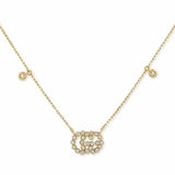 Gucci GG Running Necklace with Diamonds  Gucci Jewelry