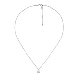 Gucci GG Running 18K Necklace in White Gold  Gucci Jewelry