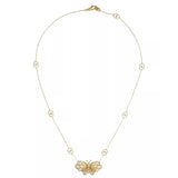 Gucci Le Marché des Merveilles Butterfly Necklace  Gucci Jewelry