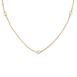 Gucci Interlocking 18k Yellow Gold 42cm Necklace - YBB62990100100U Gucci Jewelry