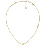 Gucci Interlocking 18k Yellow Gold 42cm Necklace - YBB62990100100U Gucci Jewelry