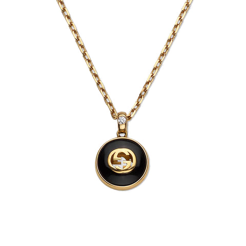 Gucci Interlocking 18K Chain Necklace  Gucci Jewelry