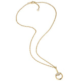 Gucci Horsebit Diamond 18KY Pendant Necklace