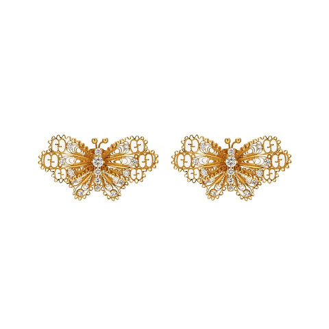 Gucci Le Marché des Merveilles Butterfly Earrings  Gucci Jewelry