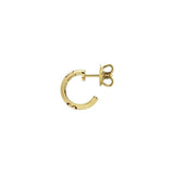 Gucci Icon 18k Yellow Gold 6mm Hoop Earrings Gucci Jewelry