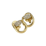 Gucci Horsebit Diamond 18K Stud Earrings