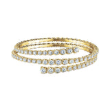 A LINK abbracci three row wrap bangle