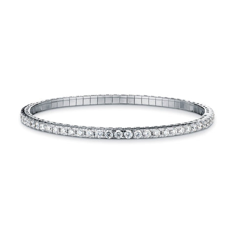A LINK Diamond Stretchy Bangle