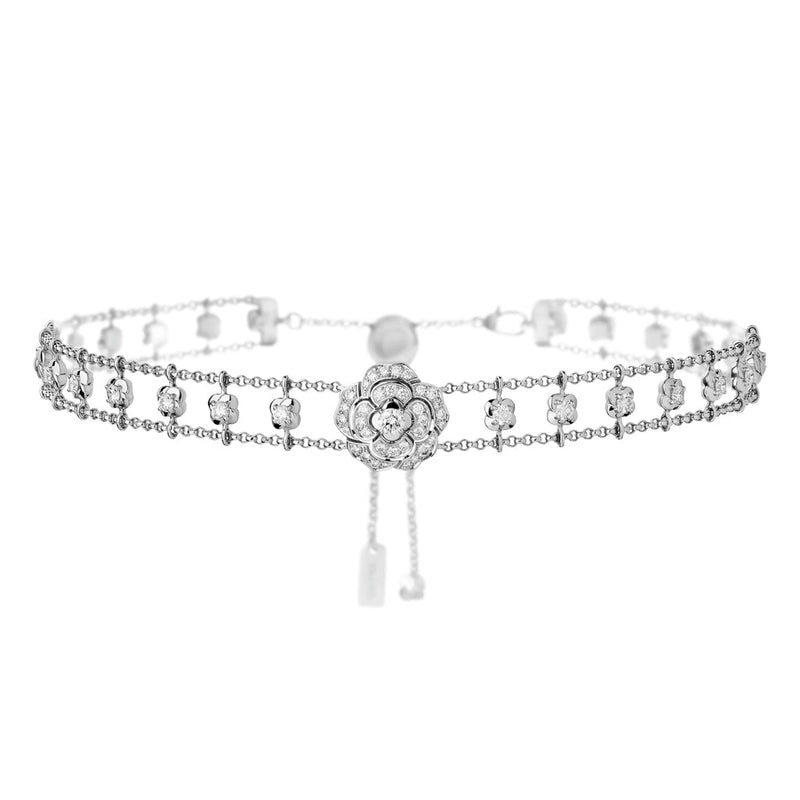CHANEL Bouton de Camélia Choker
